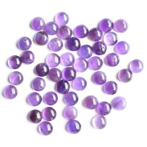 Crystal Wholesale 50pcs/partia 8 mm moda Dobra jakość kamienia naturalnego okrągłe kaboszonowe koraliki do biżuterii bezpłatna wysyłka