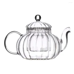 Dinnerware Sets Stovetop Tea Kettle Glass Crystal Pitcher For Teapot Blooming