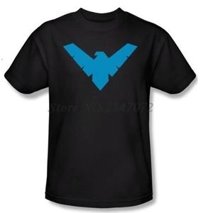 Мужские футболки Robin Classic Nightwing Symbol Licensed Tee Shirt Men Men Summer Cotton футболки 4xl 5xl Euro Size 230520