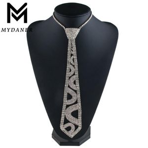 Ожерелья 2017, новые модные украшения, сексуальный воротник-колье со стразами, ожерелье для женщин, в форме галстука, макси-заявление, женское роскошное женское ожерелье