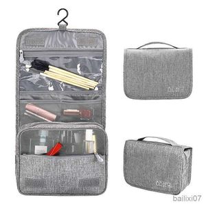 Bolsas de cosméticos Casos de saco de higiene pessoal dobrável Organizador de bolsa de armazenamento pendurada Banheiro de maquiagem Bolsa de panela cosmética Bolsa de viagem para negócios de viagens