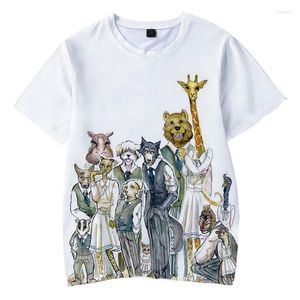 Camisetas masculinas Camisa mensal Anime Beastars LEGOSI 3D Pullover impresso camisetas infantis