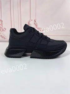 New top Luxurys Designer Men Causal Shoes Fashion Woman Leather Lace Up Platform Sole Sneakers White Black mens womens