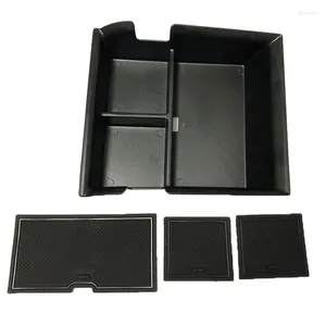 BYD ATTO 3 YUAN PLUS 2023-2023アクセサリーセンターコンソールBtorage Box Armrest Storage Tray Blackのカーオーガナイザー