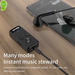 Novo receptor multifuncacional X8 Bluetooth HiFi Music NFC TF Card Playback de 3,5 mm Adaptador sem fio para carros de rádio MP3 Ear fone de ouvido