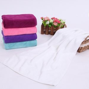 Special Price 35x75cm White Towel Bath Sauna Foot Bath Beauty Salon Sports Swimming Running Fitness Super Absorbent Washcloth