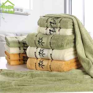 大人のための竹繊維タオルセットホームバスタオルタオル濃厚な吸収性豪華なバスルームタオル