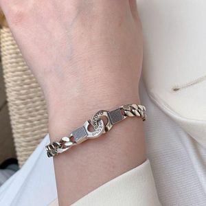 Link Bracelets Chain 2023 Thick Fashion Hip Hop Vintage Couples Simple Design Punk Party Jewelry Sell Like Cakes