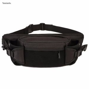 Bel Çantaları Erkekler Naylon Fanny Pack Kalça Kemeri Dayanıklı Seyahat Askeri Su Şişesi Su Isıtıcısı Göğüs Çantası