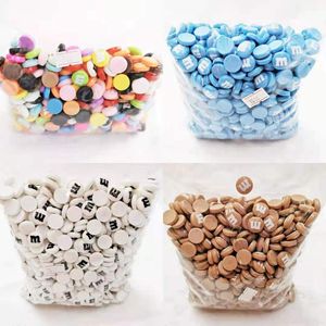 Polnisch 1000 Stück 14 mm DIY Acryl Korea Candy M Form Paster Perlen. für Frau Kinder Kopf Haar Schmuck machen Zubehör 2021 neu