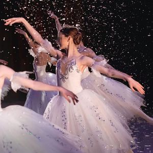 Танцевальная одежда Классическая короткая рукава для слоя рукава Giselle Ballet Costume Взрослые женщины