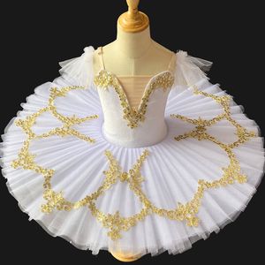 Dancewear Professionelles Ballett-Tutu für Damen und Mädchen, Ballettkleid für Kinder und Erwachsene, Pfannkuchen-Tutu, Ballerina-Geburtstagsfeier, Schwanenkleid, Ballettkostüm 230520