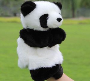 Piepki dla zwierząt pandę nadziewane dziecko pluszowy happy family finger dzieci