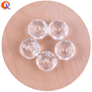 Crystal Fashion Clear Acrylrad flacher Perle 4mm22mm 100pcs/Los Acryltransparent Rondelle Perlenjuwely Perlen für klobige Halskette