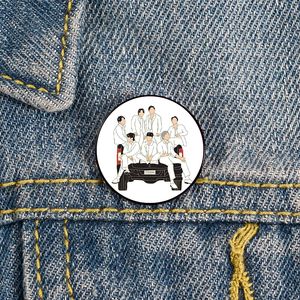 Yet to Come youth team Pin Custom Funny vintage Brooches Shirt Lapel teacher Bag Cute Badge Cartoon pins for Lover Girl Friends