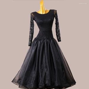 Vestido de salão de salão de baile de dança de dança adulta elegante e elegante vestido de dança personalizada para profissão vestidos de valsa