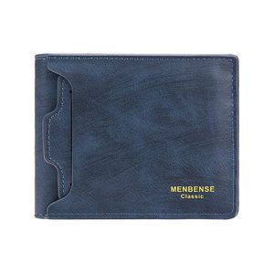 Wallets Brand Men's Business Wallet Vintage Short Bifold Multifunction Credit ID Card Holder Casual Designer Purse Clutch