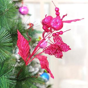 Christmas Decorations Tree Ornaments 24x14cm Hollow Butterfly Flower Pruning Decoration SDG-22