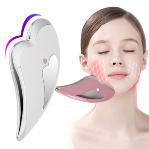 Face Care Devices Electric Microcurrent Massager Guasha Gua Sha Scraping Skin Rejuvenation Face Massage Tool Face Lifting Slimming Beauty 230519