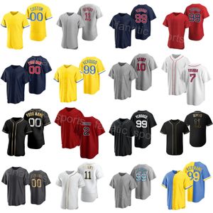 Team Baseball 41 Chris Sale Jersey 11 Rafael Devers 99 Alex Verdugo 2 Justin Turner 5 Enrique Hernandez 7 Masataka Yoshida 36 Triston Casas Cool Base Man Lady Youth H-W