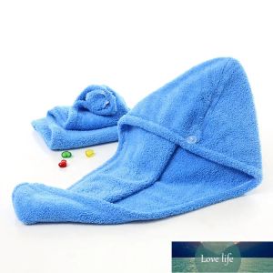 Klasik Mikrofiber Saç Havlu Sarma Duş Kapakları Kadın Mercan Polar Süper Emici Hızlı Kuru Kıllar Türban Kurutma Kıvırcık Uzun Kalın Spa Banyo Kapağı 5 PCS