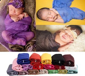 WholeSoft Mesh Gauze Cheesecloth Wraps Baby To Maternity Pography Props Hammocks For Newborn Po9830079