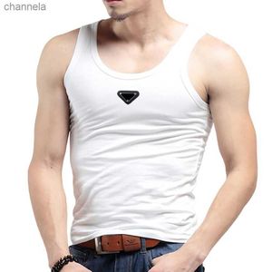 T shirt per uomo fashion designer mens polos tees magliette canotta estate cotone girocollo senza maniche gilet marche donna uomo solido loose fit bottoming camicia gilet