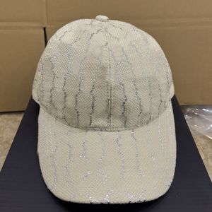 Gold Powder podwójny litera projektanci czapki baseballowej czapki czapki kobiety zamontowane czapka moda fedora litera stripe mężczyzn maska ​​casquette beanie 7777