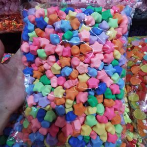 Polish 500pieces 17mm diy resin candy mouse star heart sticker flat beads scrapbook for woman kids hairpin jewelry making accessories