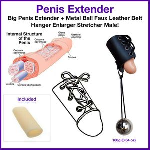 Extensions Adjustable Silicone Penis Ring With Hanger Heavy Metal Ball Male Cock Growth Enlarger Stretcher Enlargerment Device For Adult 230519