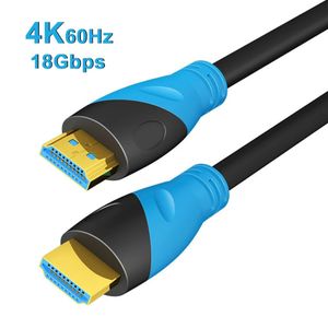 High Speed HDTV Cable 4K 60Hz 1m 3m 5m 10m 12m 20m Video Audio HD 2.0 Cables for TV Xbox Projector Laptop 5metres 2m