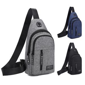 Taille Taschen Männliche Frauen Nylon Packs Sling Bag Umhängetasche Outdoor Sport Schulter Brust Täglichen Picknick Leinwand Messenger Pack