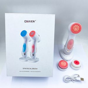 Massageador Facial Escova de Limpeza Sonic Nu Spin Set Galvanica Spa System Para Limpeza Profunda da Pele Remove Cravos Máquina 221021