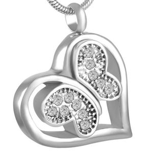 Chains Stainless Steel Memorial Urn Necklace Keepsake Jewelry Cremation Pendant&Necklace For Women GirlChains