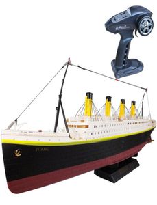 RC Boat 1325 Titanic Sea Grand Cruise Ship 3D Titanic Century Story Story RC RC High Simulation Ship Model Toys Y2003173867072
