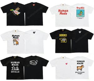 Футболки Human Made Мужская футболка Love Duck Couples Женщины Дизайнерские футболки Хлопковые топы Повседневная рубашка Одежда класса люкс Уличная одежда с короткими рукавами