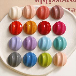 クリスタル卸売50pcs/lotカラープリントストリーク効果ジオメトリ卵形樹脂フラットバックカボチョンビーズdiyジュエリーヘアアクセサリー