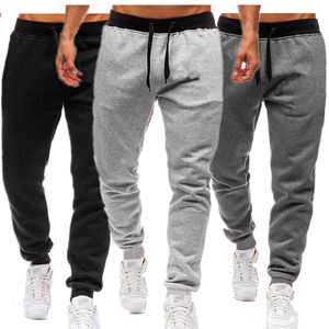 Calça masculina homens homens calças longas outono e inverno masculino casual calça esportiva mole calças de corrida 5 cores de corrida 230519