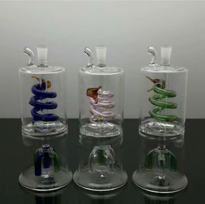 Pipes de vidro fumando fabricar dragão pan de vidro com ginástica de vidro filtrado de quatro vendas e quatro garras na Europa e na América