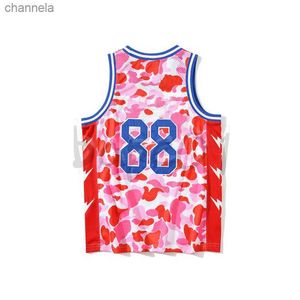 Мужские майки Tops Summer Men Basketball Vest Designer Camouflage Pattern рукавиц Tees азиатский размер M-3XL