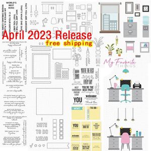 ギフトラップオフィスコレクションアイテムダイとスタンプ到着2023 DIY型スクラップブッキングペーパーメイキングカットクラフトテンプレート手作り