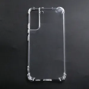 Transparent Soft TPU Phone Case Clear Shockproof Cover Cases For Samsung Galaxy S24 S23 Plus S22 Ultra S21 FE S20 S10E S9