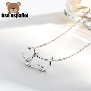 Necklaces TS04 High Quality Original Spanish Blue Gem Bear Necklace Earring Bracelet Set for Women's Jewelry Sterling Silver.