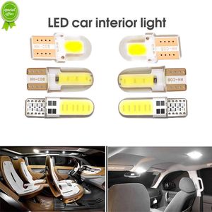 Nuovo 10 pezzi Car Light T10 COB 4 6 12 smd Led Auto Gel di silice Lampadine di liquidazione Canbus White 5730 LED 12V Car Side Wedge Lamp Bulb