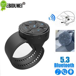 New Wireless Bluetooth 5.3 Remote Controls Helmet Earphone Motorcycle/Bike Handlebar Media Controller Car Steering Wheel Control