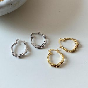 Orecchino in argento sterling Huggie 925 Moda Celi Stile francese Forma a goccia Anello auricolare sferico Geometria Tendenza personalità Orecchio femminile Gioiello