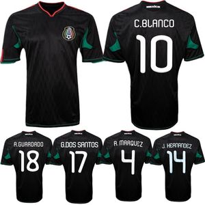 2010 Mexico Retro Soccer Jerseys 10 11 VELA C.BLANCO R.MARQUEZ Chicharito J.HERNANDEZ A.GUARDADO G.DOS SANTOS Vintage Classic Football Shirt