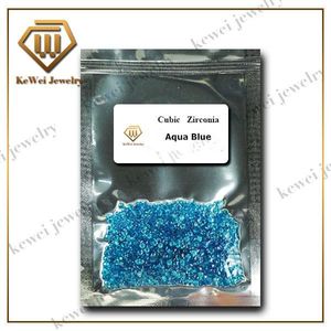 الخرزات الداكنة الزبنية الأزرق CZ Stone AAAAA 1.0mm2.5mm زركونيا الزركونيا الحجر الأحجار الكريمة الاصطناعية