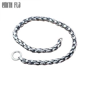 Bangle Emith FLA Authentic 925 Sterling Silver Chain Armband Fashion Jewelry For Women Charm Armband DIY SMEEDDOW Making Accessories