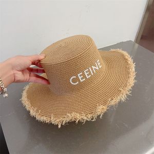 Designer Wide Brim Hat for Women Men Stråhattar Top Cap Head Cir Cir Cir Cir Cir Cir Cirestestest Flest Bopet Fashion Sunhat Beach Garden Travel Letter Caps